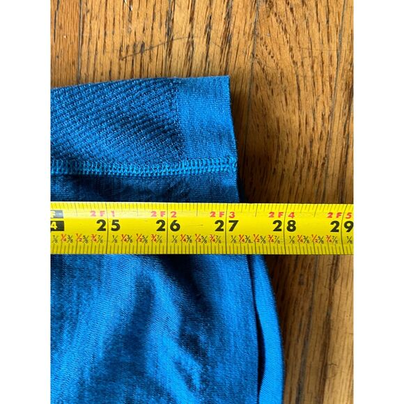 Smartwool Blue Long Sleeve Pullover Base Layer Top Shirt  Mens Size Medium - Picture 6 of 10